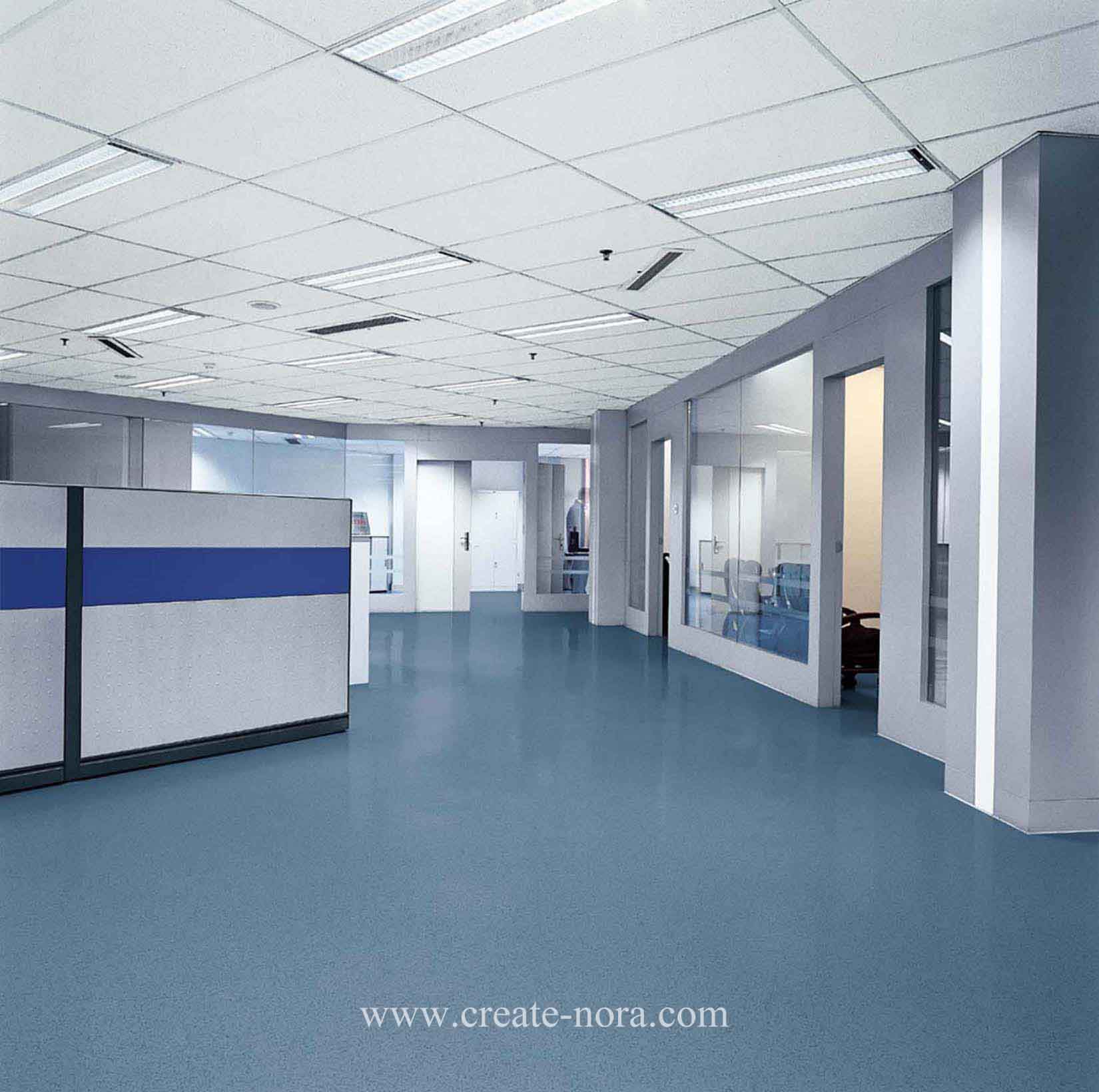 the photo of nora rubber flooring in China Merchants Bank Shenyang Branch 4